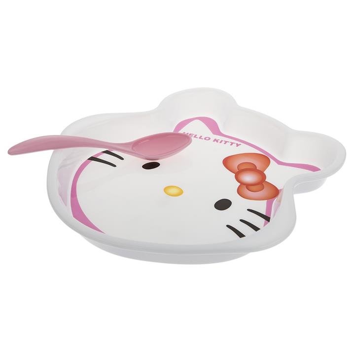 ست 2 تکه غذاخوری کودک پردیس ماهان مدل Kitty Pradis Mahan Kitty Baby Feeding Set 2 Pcs